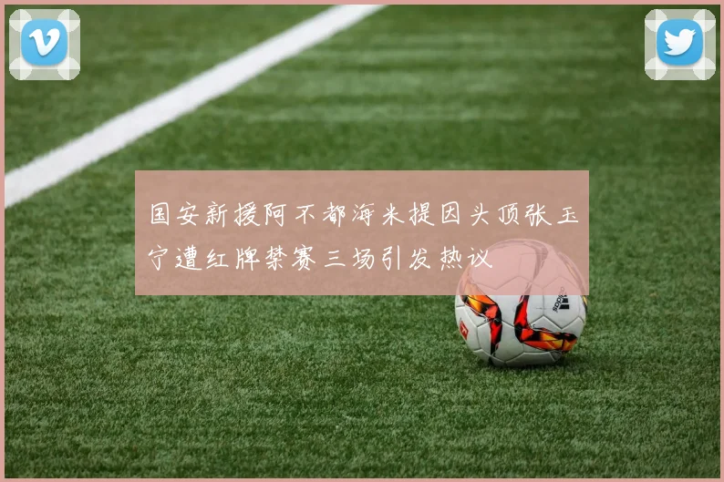 国安新援阿不都海米提因头顶张玉宁遭红牌禁赛三场引发热议